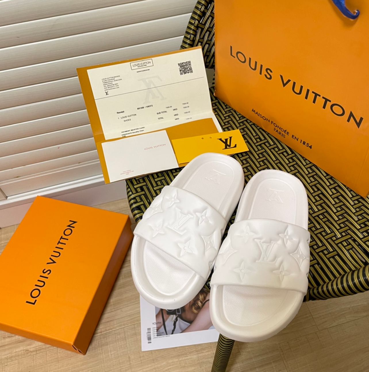 LOUIS VUITTON WATERFRONT MULE – FULL SET – 1:1 HIGH END