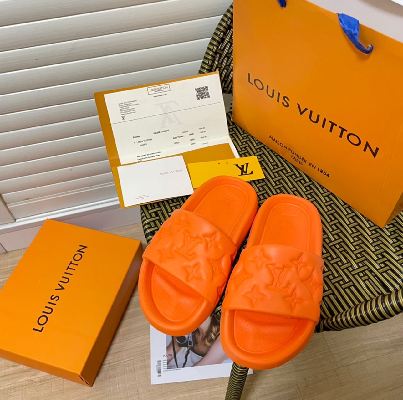 LOUIS VUITTON WATERFRONT MULE – FULL SET – 1:1 HIGH END