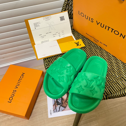 LOUIS VUITTON WATERFRONT MULE – FULL SET – 1:1 HIGH END