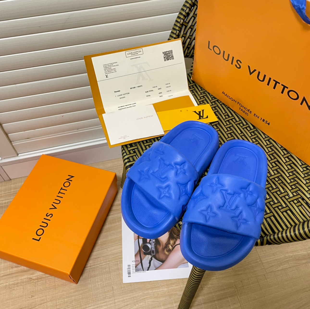 LOUIS VUITTON WATERFRONT MULE – FULL SET – 1:1 HIGH END