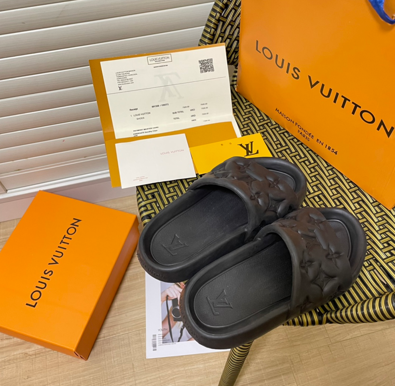 LOUIS VUITTON WATERFRONT MULE – FULL SET – 1:1 HIGH END