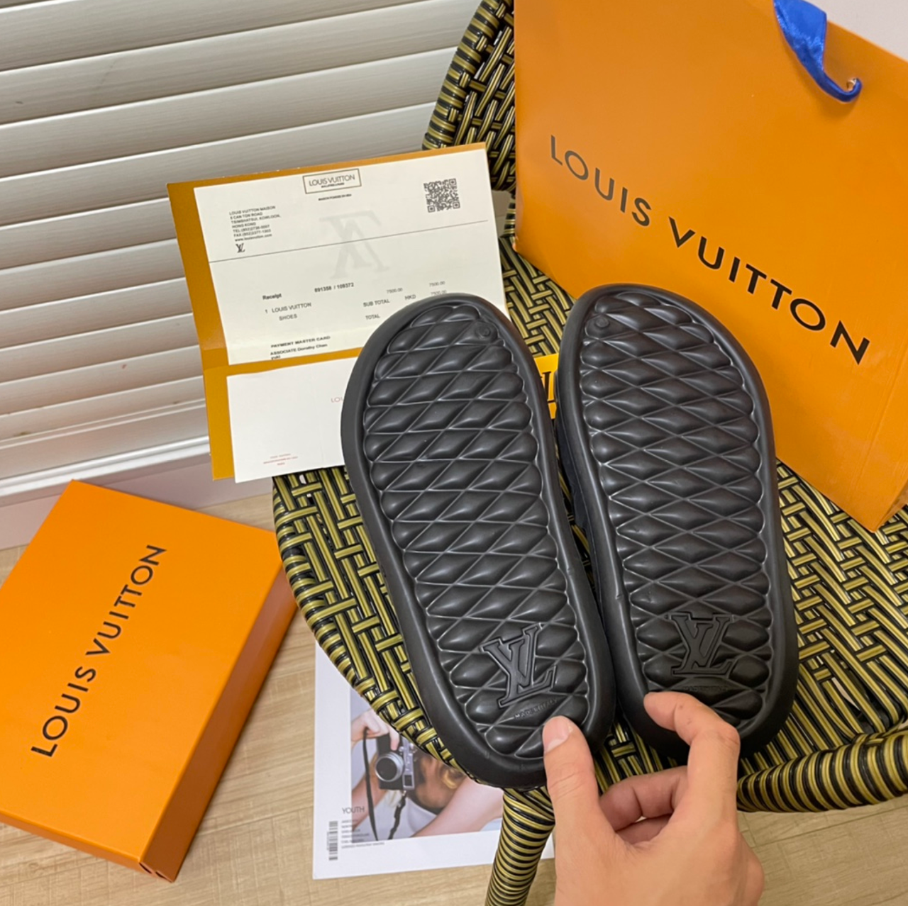 LOUIS VUITTON WATERFRONT MULE – FULL SET – 1:1 HIGH END