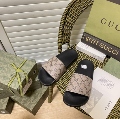 GUCCI WATERFRONT MONOGRAM MULE – FULL SET – 1:1 HIGH END