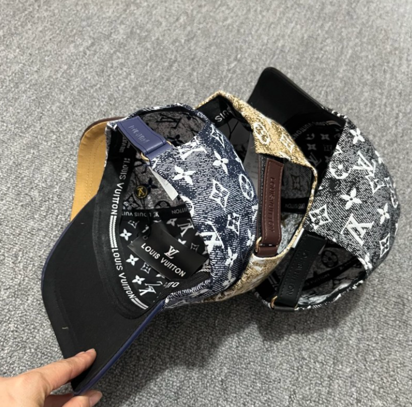LOUIS VUITTON MONOGRAM JACQUARD DENIM CAP – 1:1 HIGH END