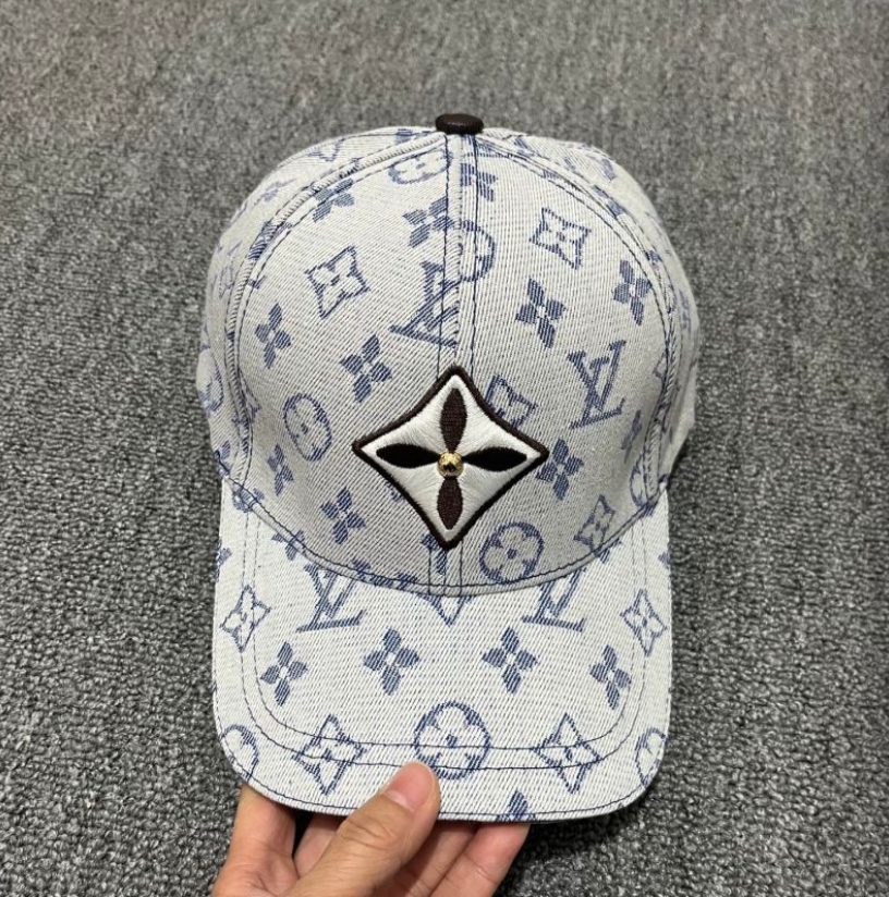 LOUIS VUITTON MONOGRAM FLOWER BASEBALL CAP – ALL-OVER MONOGRAM PATTERN – 1:1 HIGH END