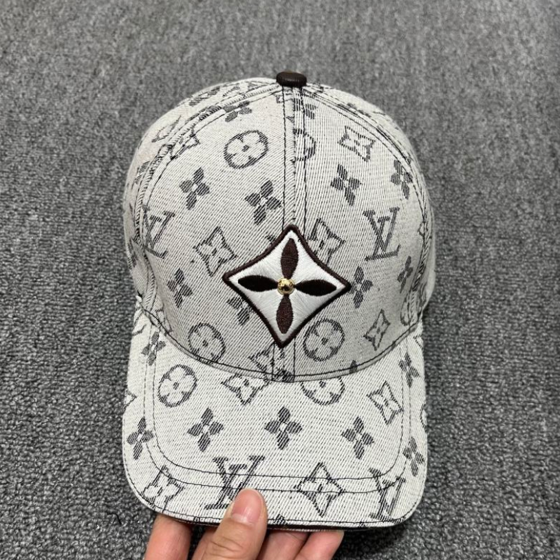 LOUIS VUITTON MONOGRAM FLOWER BASEBALL CAP – ALL-OVER MONOGRAM PATTERN – 1:1 HIGH END