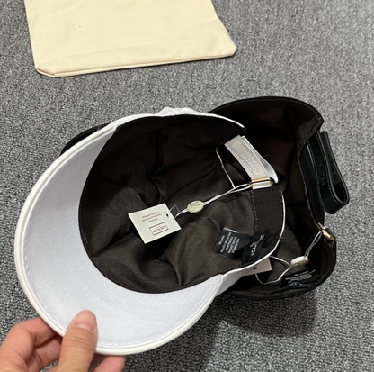 LOUIS VUITTON LEAGUE LV BASEBALL CAP – MULTICOLOR FLOWER EMBROIDERY – BLACK / WHITE – 1:1 HIGH END