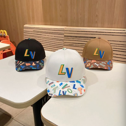 LOUIS VUITTON LV MULTICOLOR MONOGRAM BASEBALL CAP – BLACK / WHITE / BROWN – 1:1 HIGH END