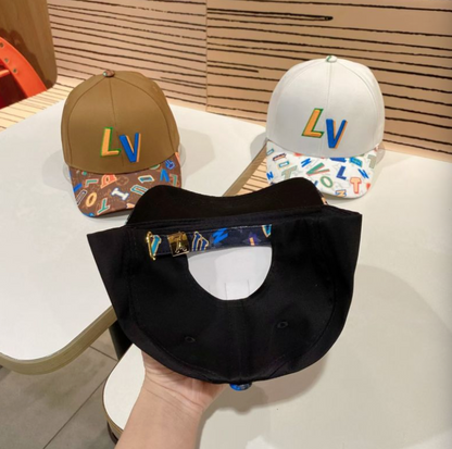 LOUIS VUITTON LV MULTICOLOR MONOGRAM BASEBALL CAP – BLACK / WHITE / BROWN – 1:1 HIGH END