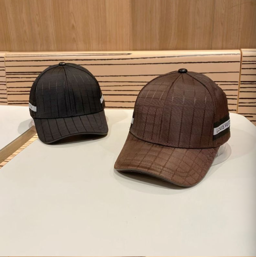 LOUIS VUITTON DAMIER SIGNATURE BASEBALL CAP – BLACK / BROWN– 1:1 HIGH END