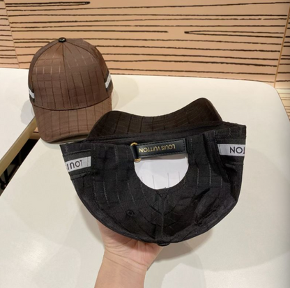 LOUIS VUITTON DAMIER SIGNATURE BASEBALL CAP – BLACK / BROWN– 1:1 HIGH END