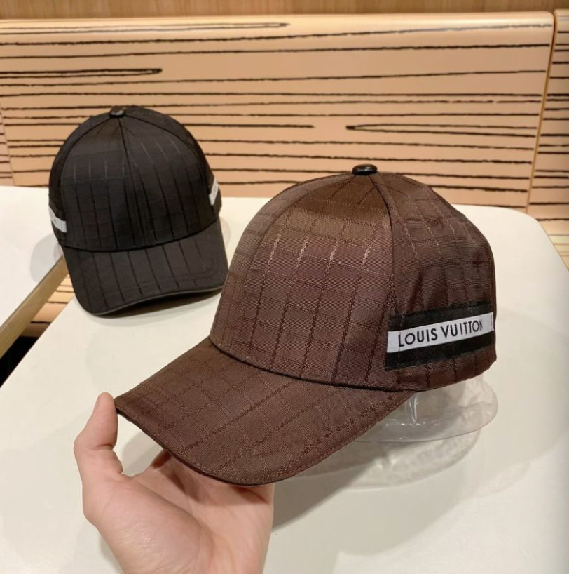 LOUIS VUITTON DAMIER SIGNATURE BASEBALL CAP – BLACK / BROWN– 1:1 HIGH END