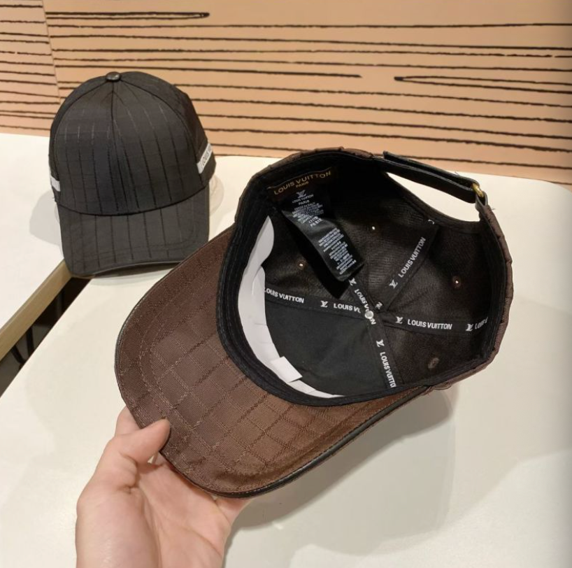 LOUIS VUITTON DAMIER SIGNATURE BASEBALL CAP – BLACK / BROWN– 1:1 HIGH END