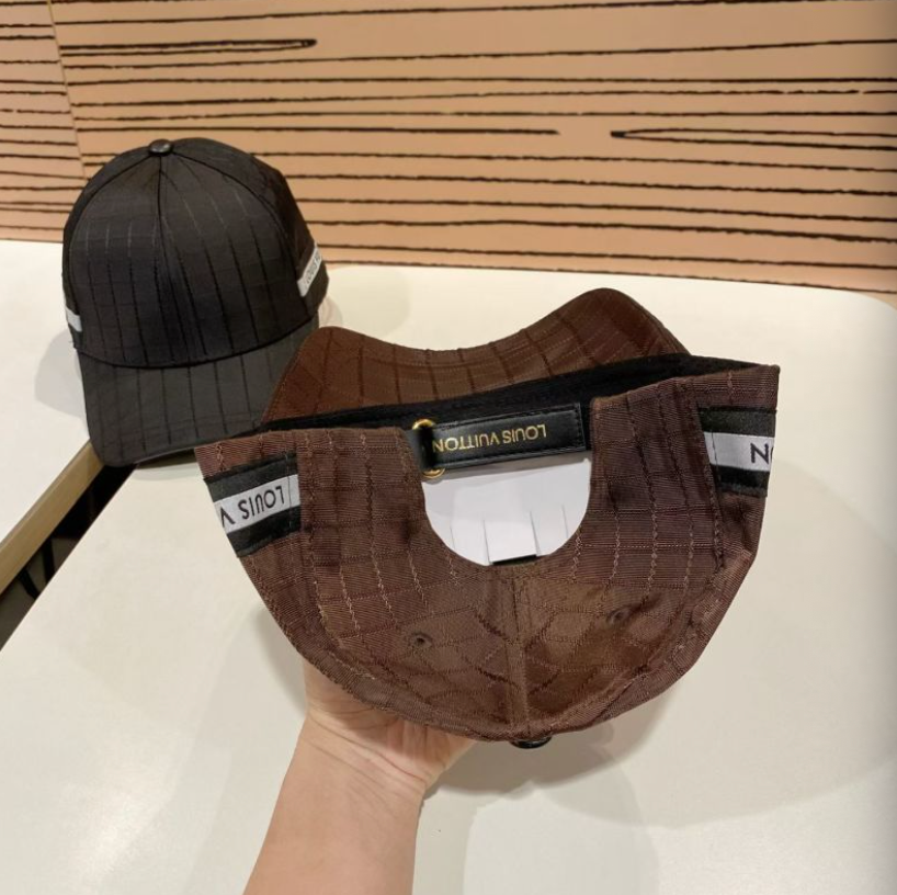 LOUIS VUITTON DAMIER SIGNATURE BASEBALL CAP – BLACK / BROWN– 1:1 HIGH END