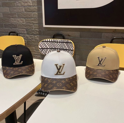 LOUIS VUITTON MONOGRAM BASEBALL CAP – BLACK / WHITE / BEIGE – 1:1 HIGH END