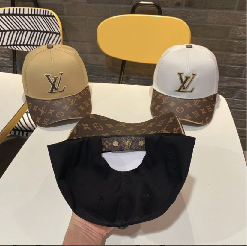 LOUIS VUITTON MONOGRAM BASEBALL CAP – BLACK / WHITE / BEIGE – 1:1 HIGH END