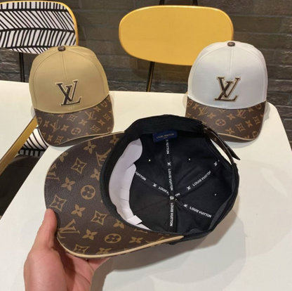LOUIS VUITTON MONOGRAM BASEBALL CAP – BLACK / WHITE / BEIGE – 1:1 HIGH END