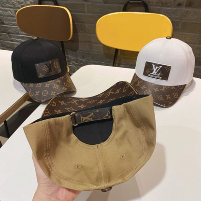LOUIS VUITTON PATCH MONOGRAM CANVAS BRIM BASEBALL CAP – 1:1 HIGH END