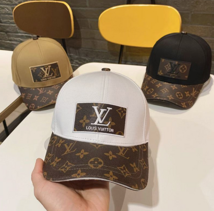 LOUIS VUITTON PATCH MONOGRAM CANVAS BRIM BASEBALL CAP – 1:1 HIGH END