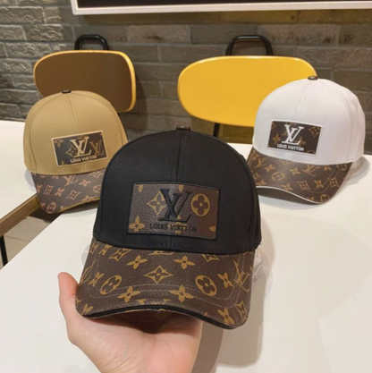 LOUIS VUITTON PATCH MONOGRAM CANVAS BRIM BASEBALL CAP – 1:1 HIGH END
