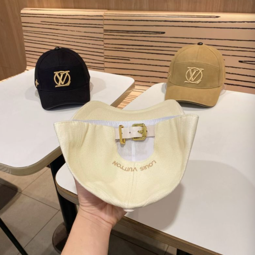 LOUIS VUITTON LV CITY CAP – WHITE / BLACK / BEIGE  – 1:1 HIGH END