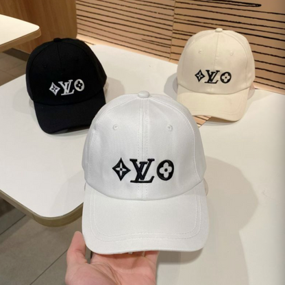 LOUIS VUITTON LV MONOGRAM FLOWER BASEBALL CAP – BLACK / WHITE / CREAM – 1:1 HIGH END