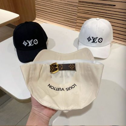 LOUIS VUITTON LV MONOGRAM FLOWER BASEBALL CAP – BLACK / WHITE / CREAM – 1:1 HIGH END