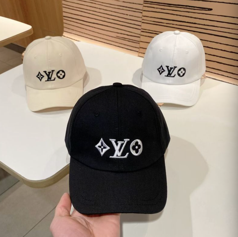 LOUIS VUITTON LV MONOGRAM FLOWER BASEBALL CAP – BLACK / WHITE / CREAM – 1:1 HIGH END