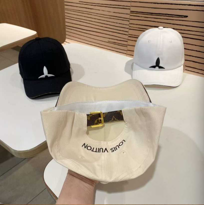 LOUIS VUITTON MONOGRAM FLOWER BASEBALL CAP – BLACK / WHITE / CREAM – 1:1 HIGH END