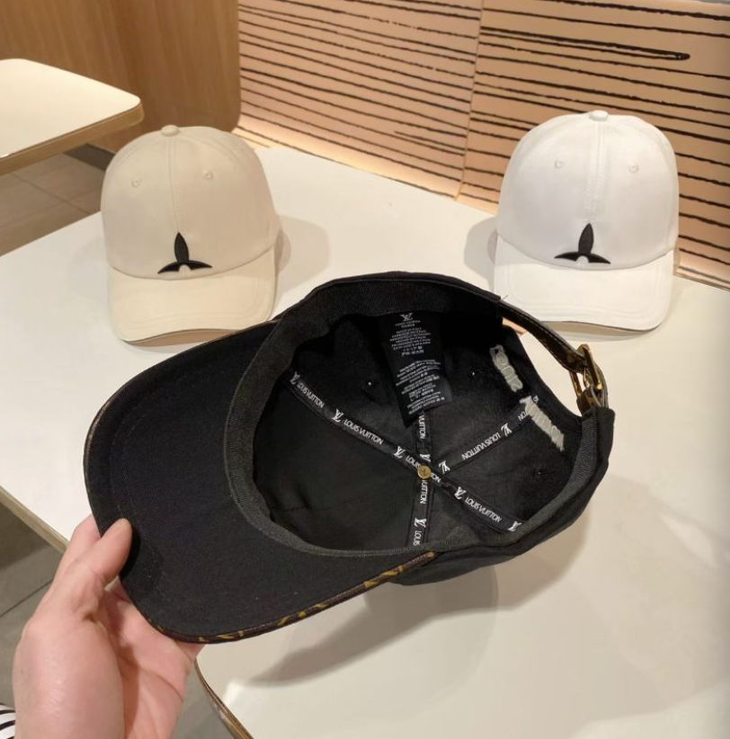 LOUIS VUITTON MONOGRAM FLOWER BASEBALL CAP – BLACK / WHITE / CREAM – 1:1 HIGH END