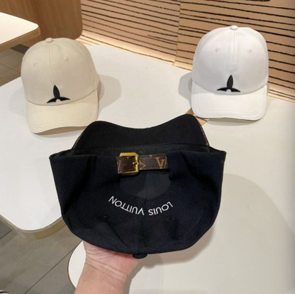 LOUIS VUITTON MONOGRAM FLOWER BASEBALL CAP – BLACK / WHITE / CREAM – 1:1 HIGH END