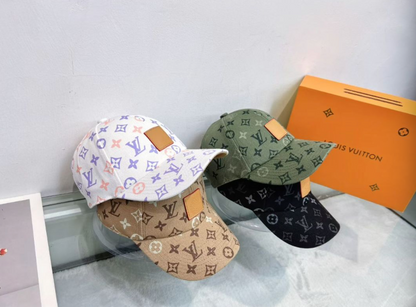 LOUIS VUITTON MONOGRAM MULTICOLOR BASEBALL CAP – BLACK / WHITE / GREEN / BROWN – 1:1 HIGH END