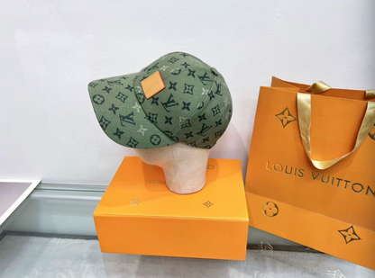 LOUIS VUITTON MONOGRAM MULTICOLOR BASEBALL CAP – BLACK / WHITE / GREEN / BROWN – 1:1 HIGH END