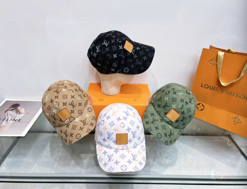 LOUIS VUITTON MONOGRAM MULTICOLOR BASEBALL CAP – BLACK / WHITE / GREEN / BROWN – 1:1 HIGH END