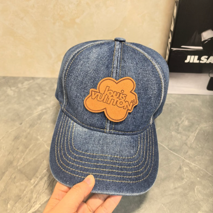 LOUIS VUITTON DENIM PATCH BASEBALL CAP – 1:1 HIGH END