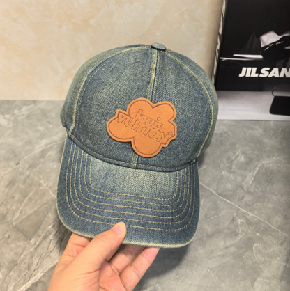 LOUIS VUITTON DENIM PATCH BASEBALL CAP – 1:1 HIGH END