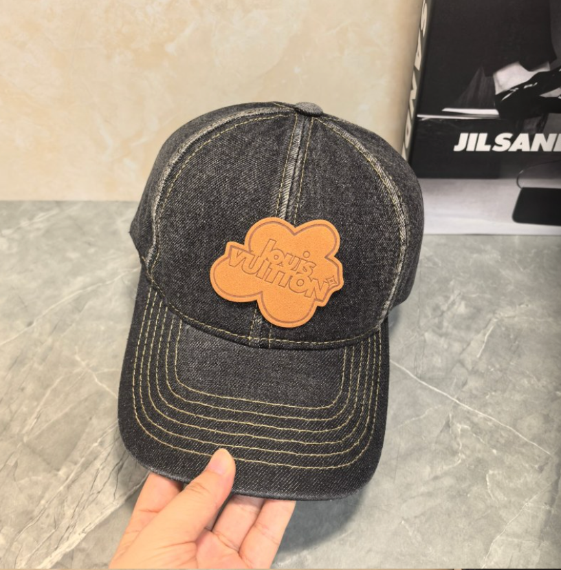 LOUIS VUITTON DENIM PATCH BASEBALL CAP – 1:1 HIGH END
