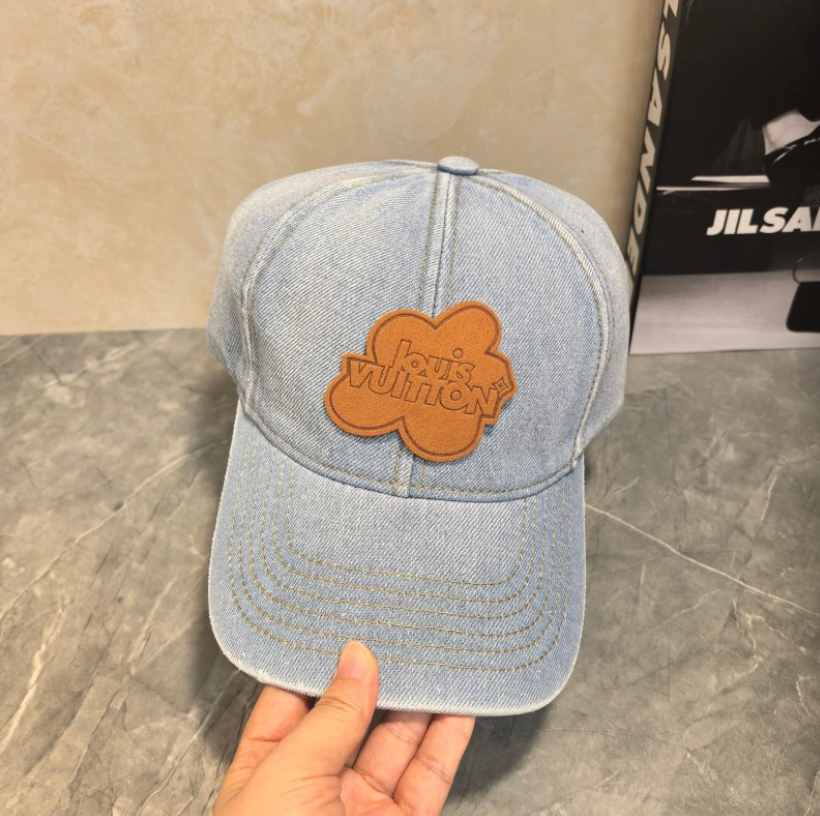 LOUIS VUITTON DENIM PATCH BASEBALL CAP – 1:1 HIGH END