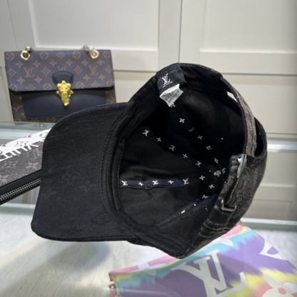 LOUIS VUITTON MONOGRAM DENIM LV CAP – BLACK / WHITE / BLUE – 1:1 HIGH END
