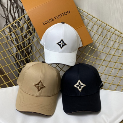LOUIS VUITTON MONOGRAM FLOWER PATCH CAP – BLACK / WHITE / BEIGE – 1:1 HIGH END
