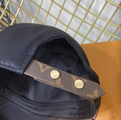 LOUIS VUITTON MONOGRAM FLOWER PATCH CAP – BLACK / WHITE / BEIGE – 1:1 HIGH END