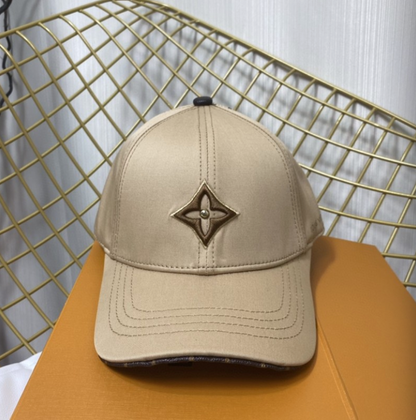 LOUIS VUITTON MONOGRAM FLOWER PATCH CAP – BLACK / WHITE / BEIGE – 1:1 HIGH END