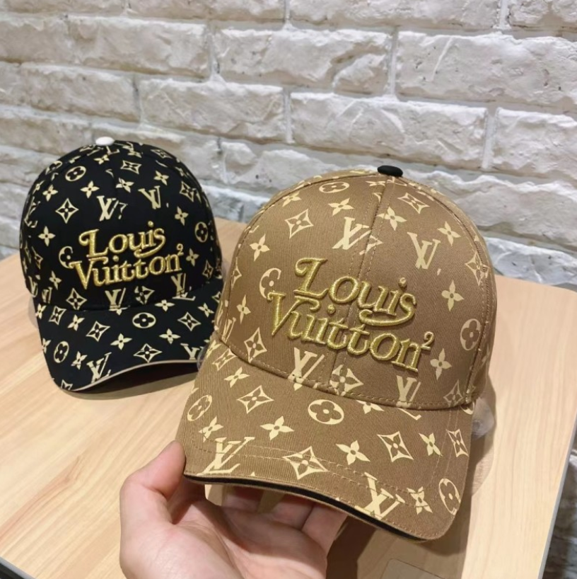 LOUIS VUITTON X NIGO MONOGRAM SQUARED CAP – BLACK / BEIGE – FULL SET – 1:1 HIGH END