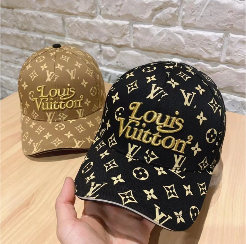 LOUIS VUITTON X NIGO MONOGRAM SQUARED CAP – BLACK / BEIGE – FULL SET – 1:1 HIGH END