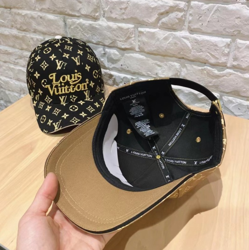 LOUIS VUITTON X NIGO MONOGRAM SQUARED CAP – BLACK / BEIGE – FULL SET – 1:1 HIGH END