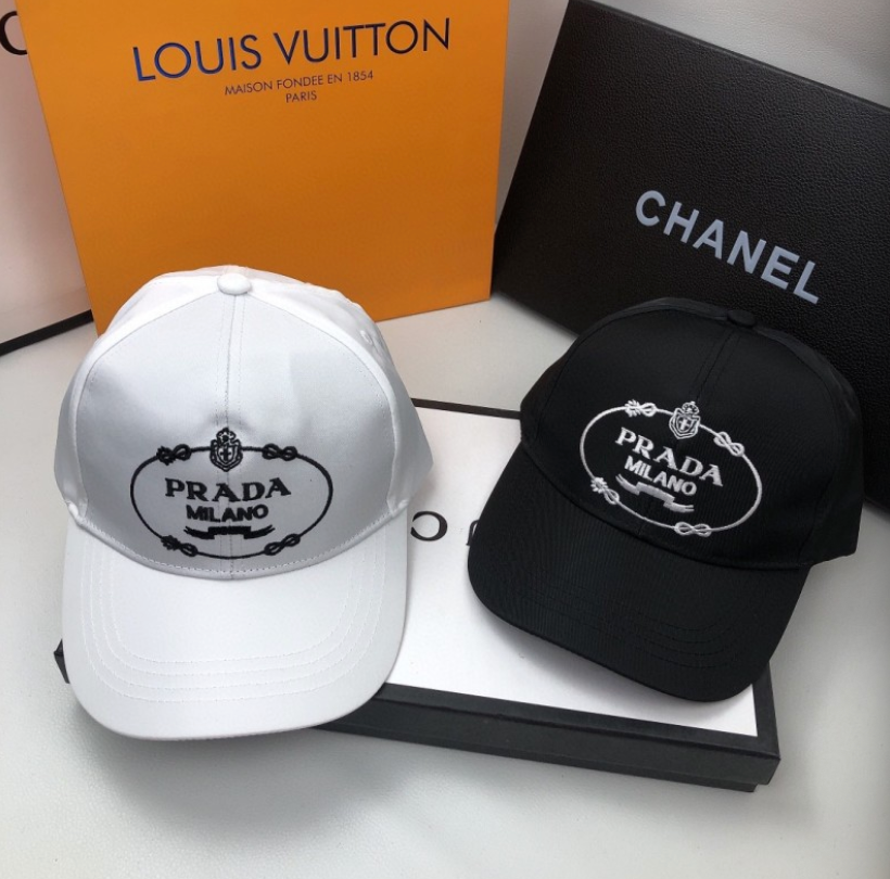 PRADA RE-NYLON EMBROIDERED LOGO BASEBALL CAP – FULL SET – 1:1 HIGH END