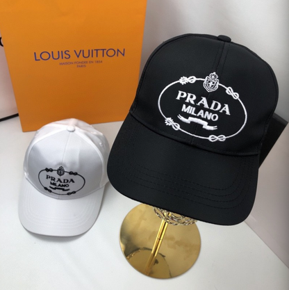 PRADA RE-NYLON EMBROIDERED LOGO BASEBALL CAP – FULL SET – 1:1 HIGH END