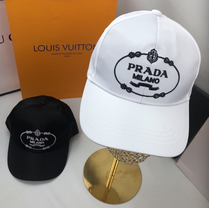 PRADA RE-NYLON EMBROIDERED LOGO BASEBALL CAP – FULL SET – 1:1 HIGH END