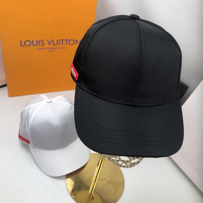 PRADA LINEA ROSSA NYLON BASEBALL CAP – WHITE / BLACK– 1:1 HIGH END