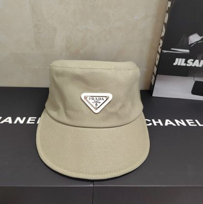 PRADA DRILL / RE-NYLON CADET HAT – SAGE GREEN / GREY / BLACK / MUSTARD / OFF-WHITE – 1:1 HIGH END